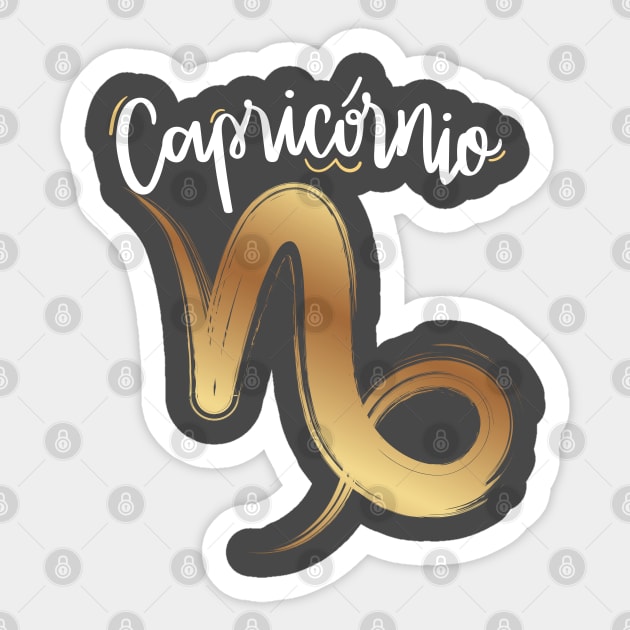 Capricorn Sticker by stylishkhan